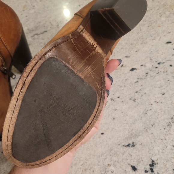 Frye Jenny Ankle Boots Brown Womens 8 - Picture 9 of 16